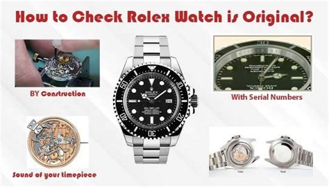 how to know if the rolex watch is original